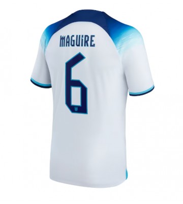 England Harry Maguire #6 Replika Hjemmebanetrøje VM 2022 Kortærmet